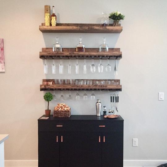 The ALLISON: Industrial Entryway Organizer, Rustic Modern Wood Shelf, –  DistressedMeNot Market