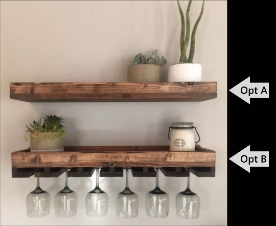 The LOW RISER: Wine Rack Shelves