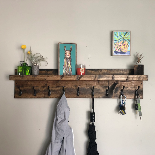 The ED Wooden Key Coat Rack